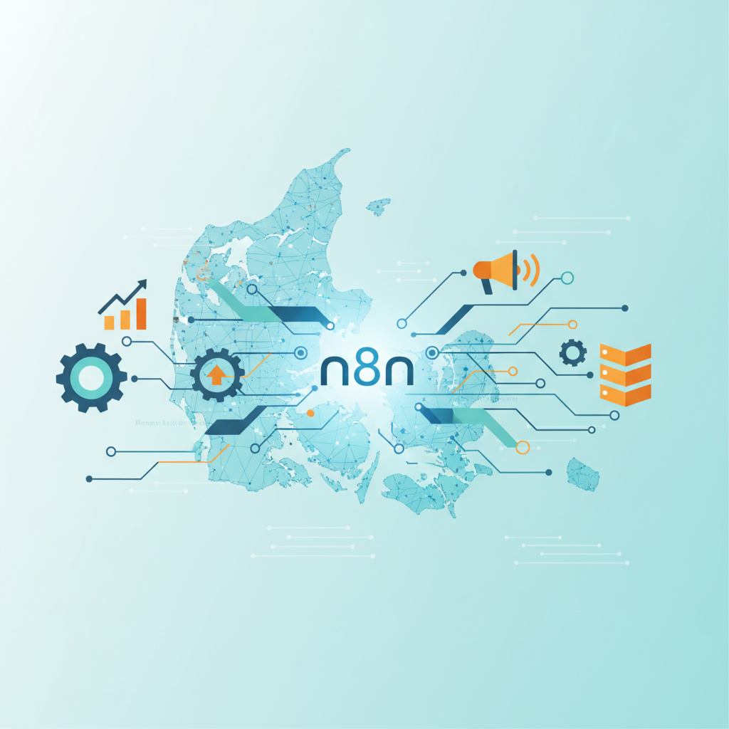 Illustration: Praktiske danske business-cases: n8n i virkeligheden